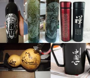 孝感大悟县酒瓶葫芦工艺品激光雕刻机